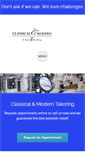 Mobile Screenshot of classicaltailoring.com
