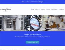 Tablet Screenshot of classicaltailoring.com
